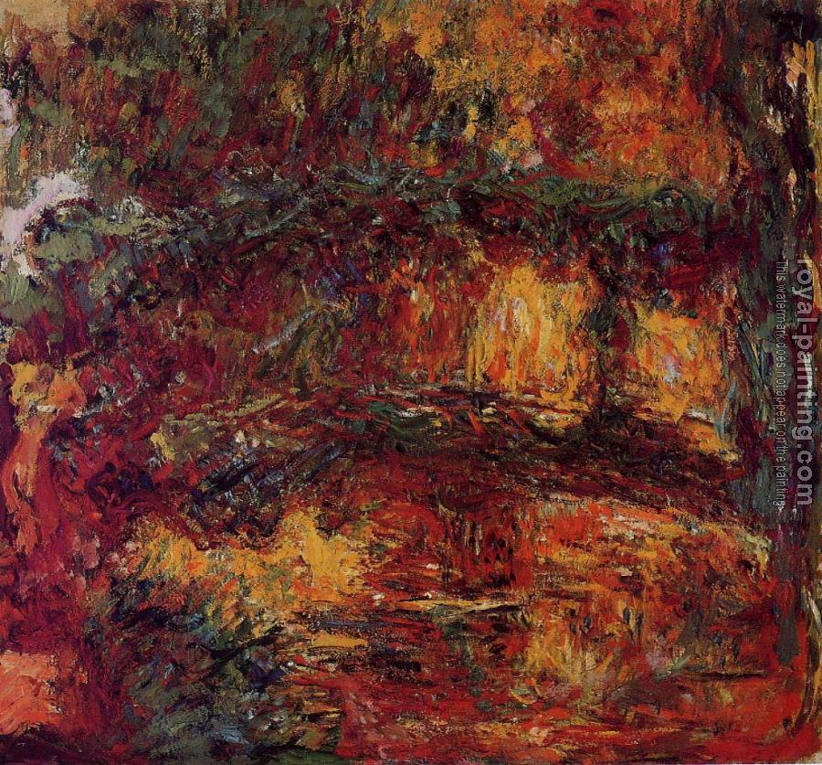 Claude Oscar Monet : The Japanese Bridge X